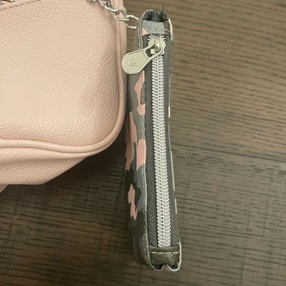 Justice Mini Light Pink Backpack with Camo Wallet - Picture 9 of 11